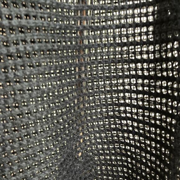 Soft Surroundings black open knit sweater tunic / dress size Missy One Size OS - Picture 5 of 13